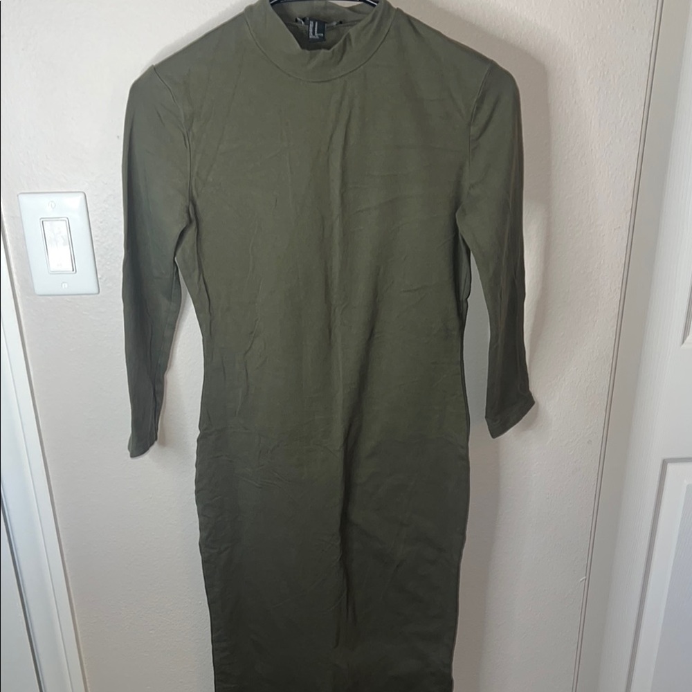 Forever 21 Olive Green Dress